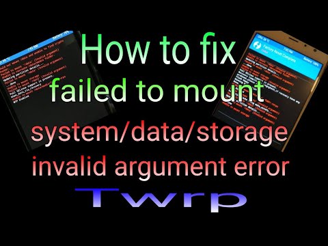 Tips atasi masalah Failed To Mount System (Invalid Argument) pada IMO X2 via TWRP