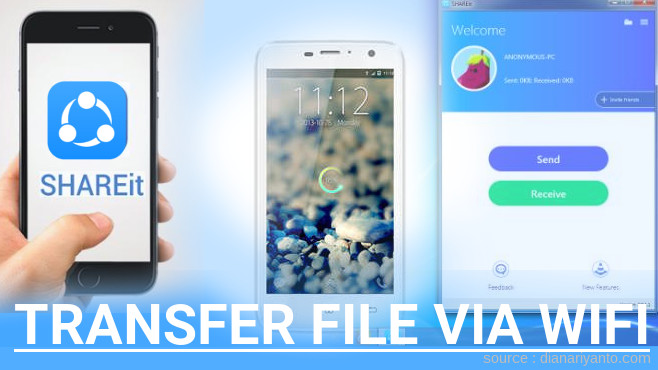 Cara Transfer File via Wifi di IMO Buzz Menggunakan ShareIt Versi Baru