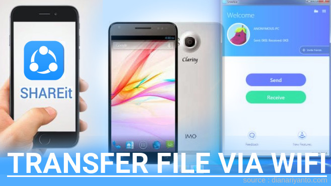 Mudahnya Transfer File via Wifi di IMO Q8 Clarity Menggunakan ShareIt Terbaru