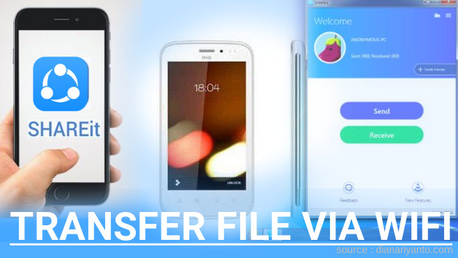 Cara Transfer File via Wifi di IMO S79 Explorer Menggunakan ShareIt Versi Baru
