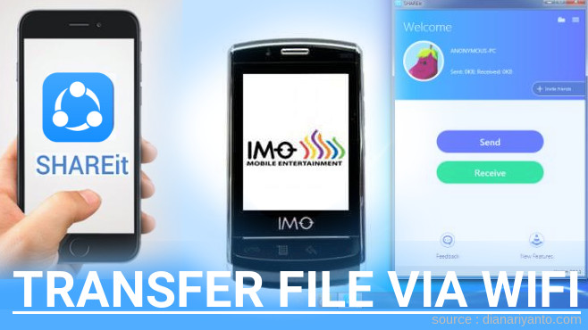 Transfer File via Wifi di IMO S900 Menggunakan ShareIt Versi Baru