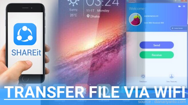 Cara Transfer File via Wifi di WALTON Primo E6 Menggunakan ShareIt Terbaru