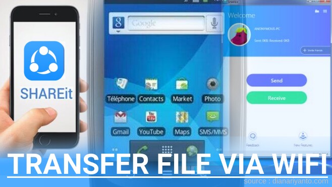 Mudahnya Transfer File via Wifi di ZTE Mimosa Mini Menggunakan ShareIt Terbaru